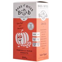 Bags Of Bites Kiddies Pumpkin & Raisin Biscuits